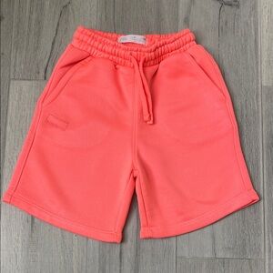 Zara Kids Boys Pink/Orange Vibrant Coral Shorts size 7 122cm